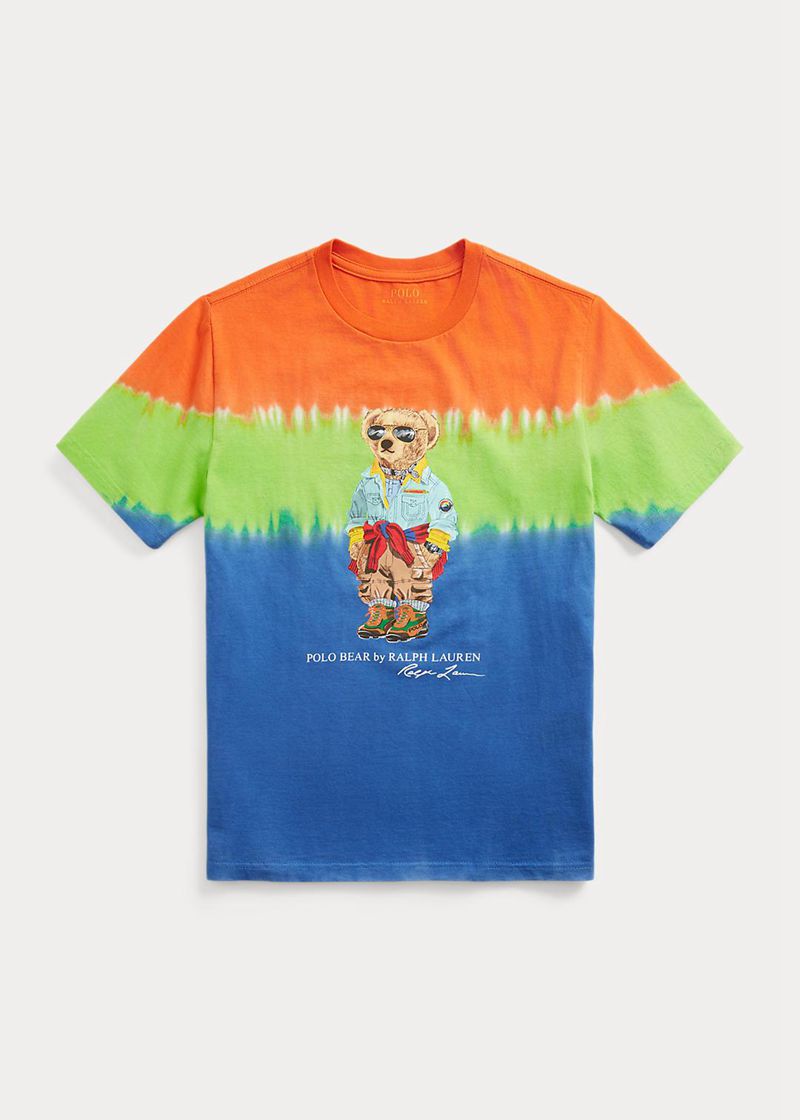 Camiseta Ralph Lauren Niño 6-14 Años Polo Bear Tie-Dye Cotton Jersey Chile Multicolor HGLIO-6739